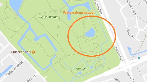 Kaart waterschapsheuvel